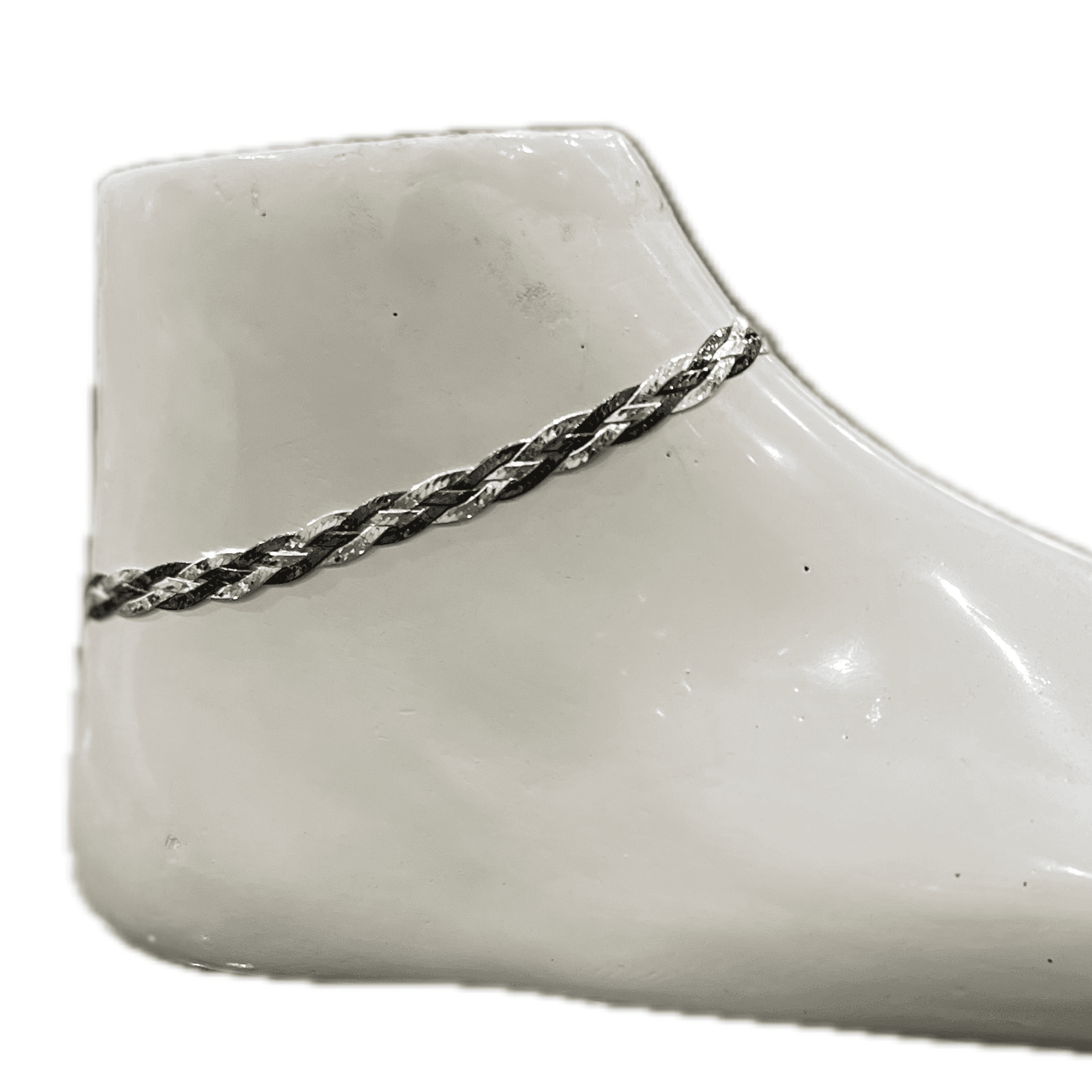 Silver Anklet Monochrome 